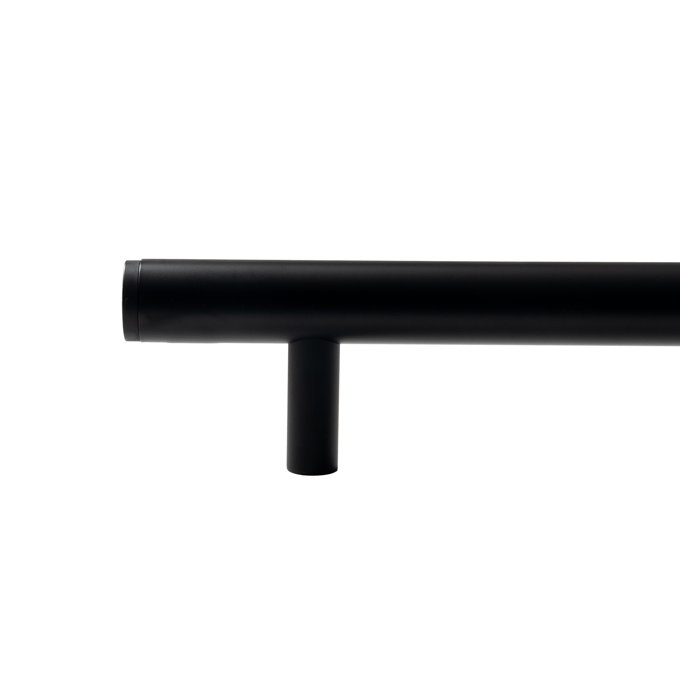 Momo Bellevue Plain Solid Brass Entrance Pull Handle In Matt Black (2)