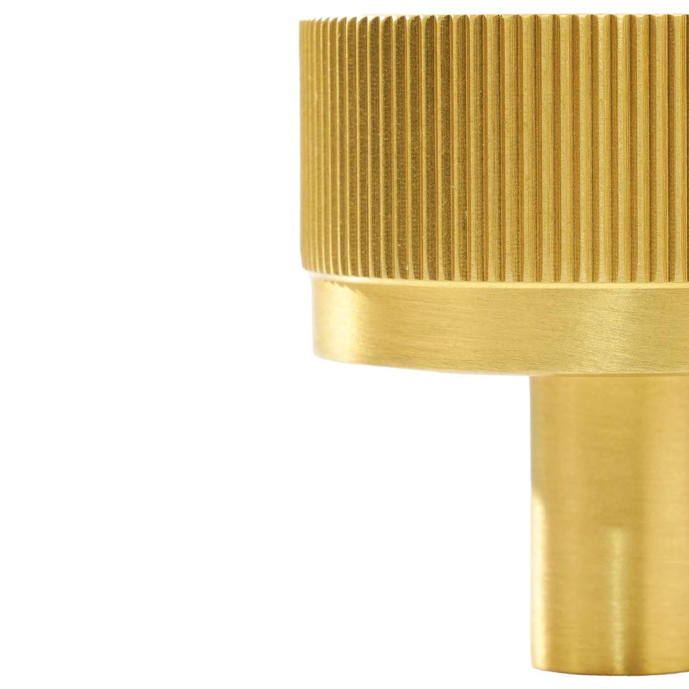 Momo Bellevue Lined Knob Solid Brass 35mm in Brushed Satin Brass (3)