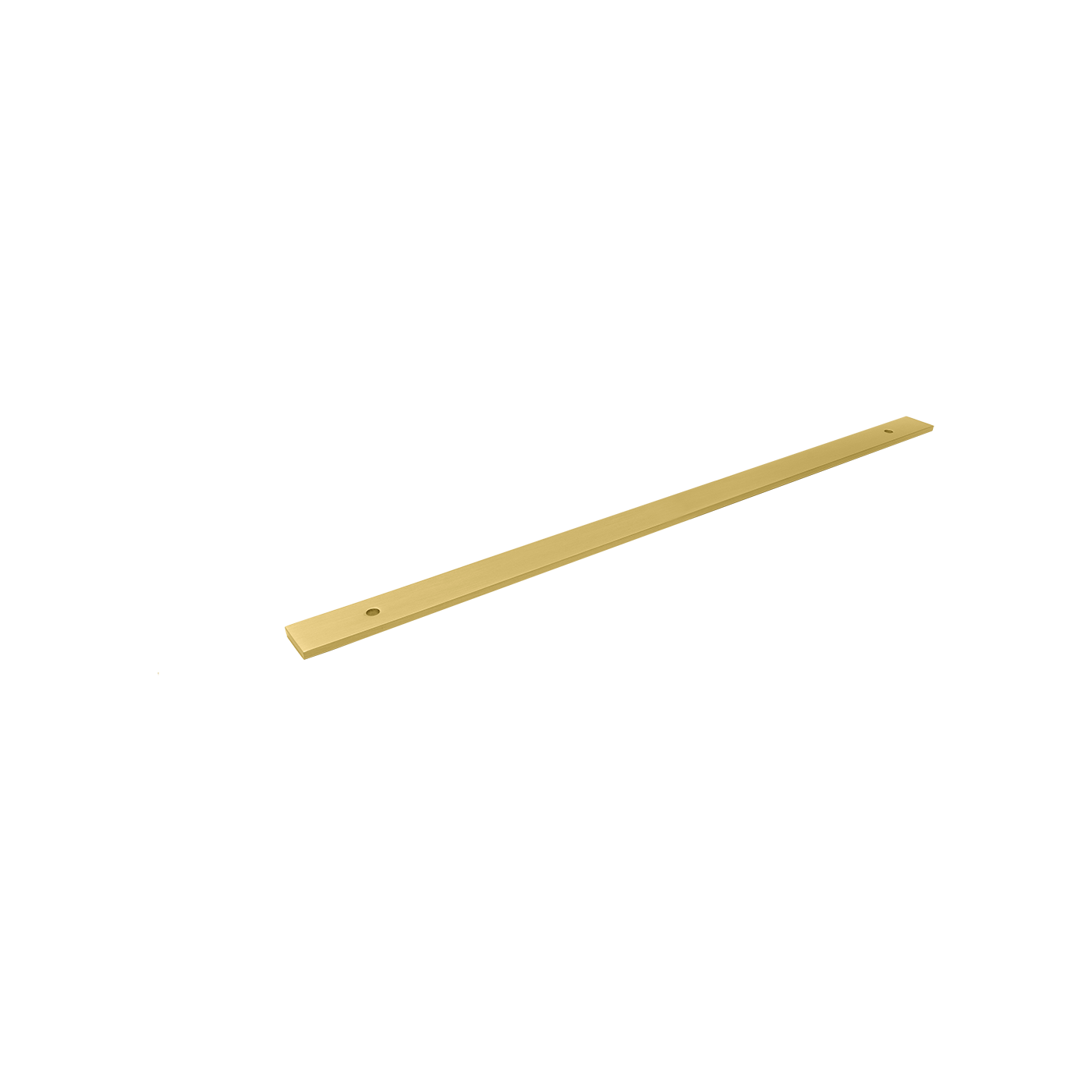 Momo Bellevue Backplate Solid Brass 160mm in Brushed Satin Brass