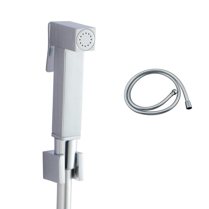Square Brass Toilet Bidet Spray Kit