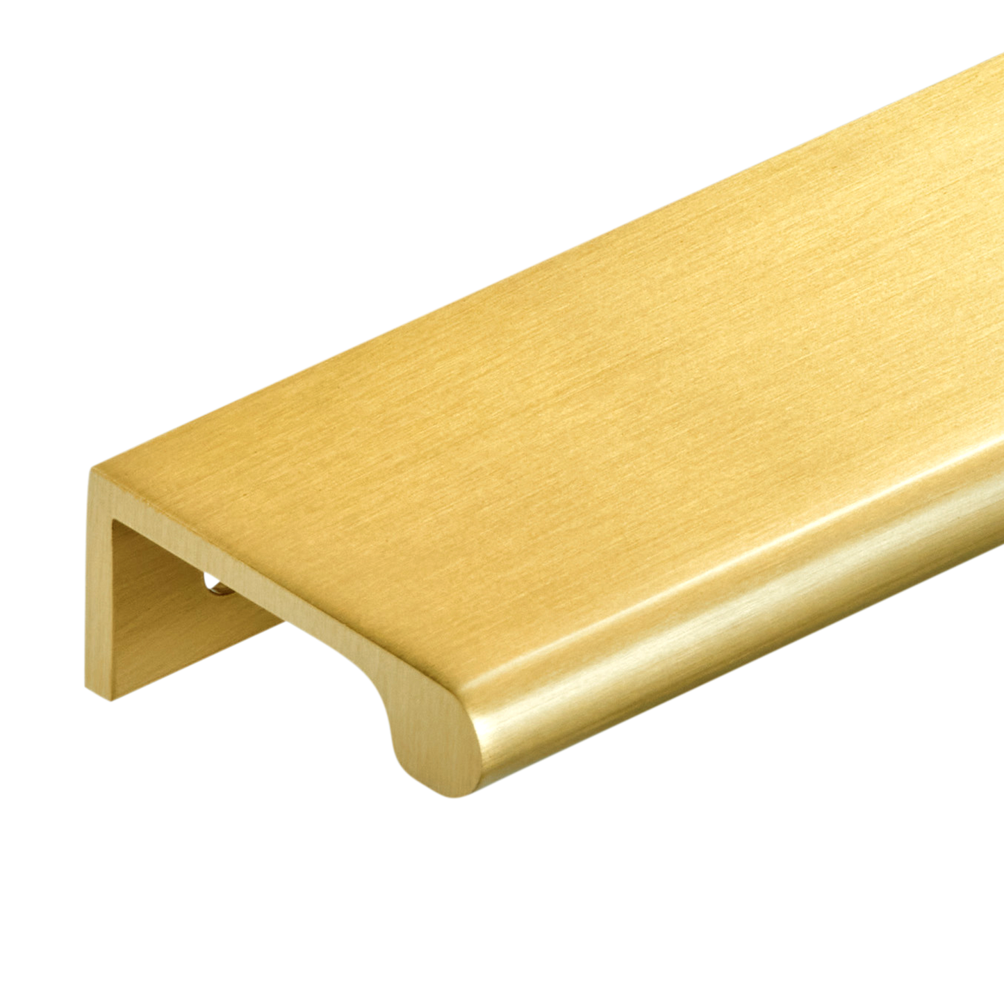Momo Chelsea Solid Brass Lip Pull 256mm in Brushed Satin Brass (2)