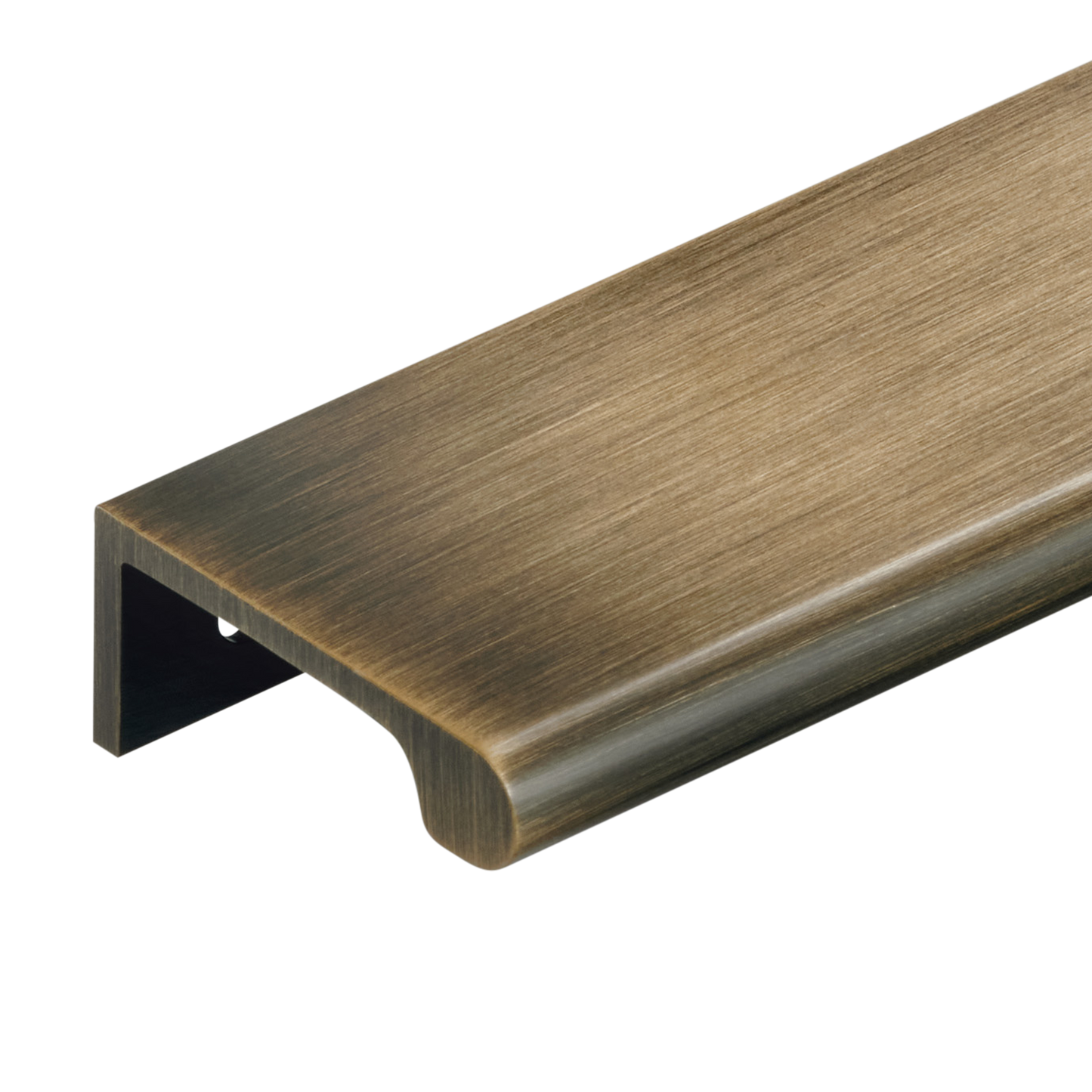 Momo Chelsea Solid Brass Lip Pull 256mm in Dark Brushed Brass (2)