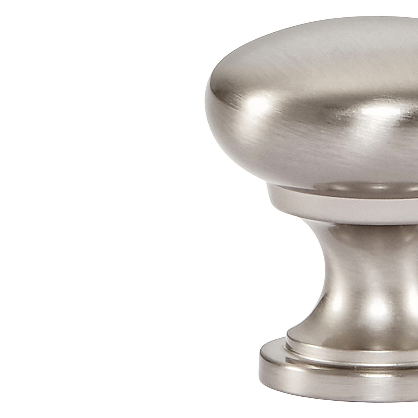 Momo Florencia Plain Knob 29mm in Brushed Nickel (2)