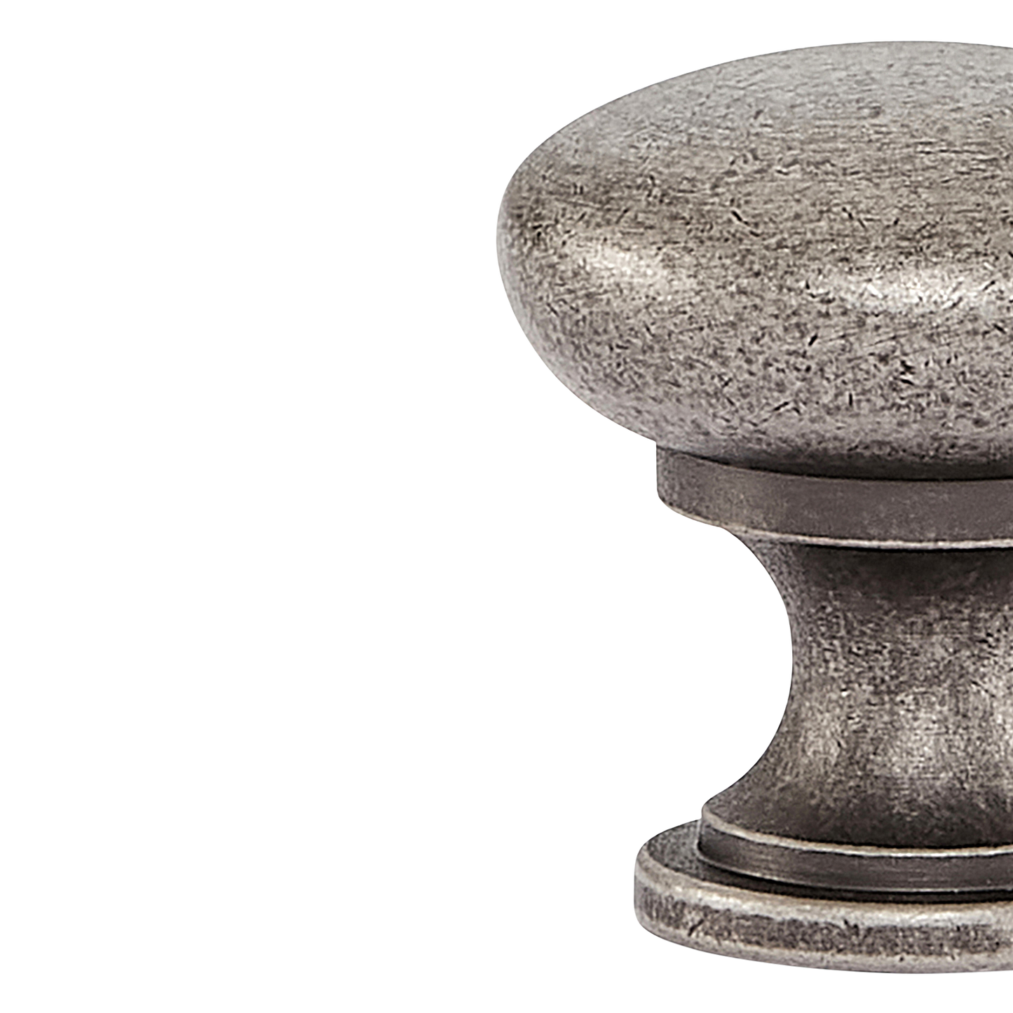 Momo Florencia Plain Knob 29mm in European Pewter (2)