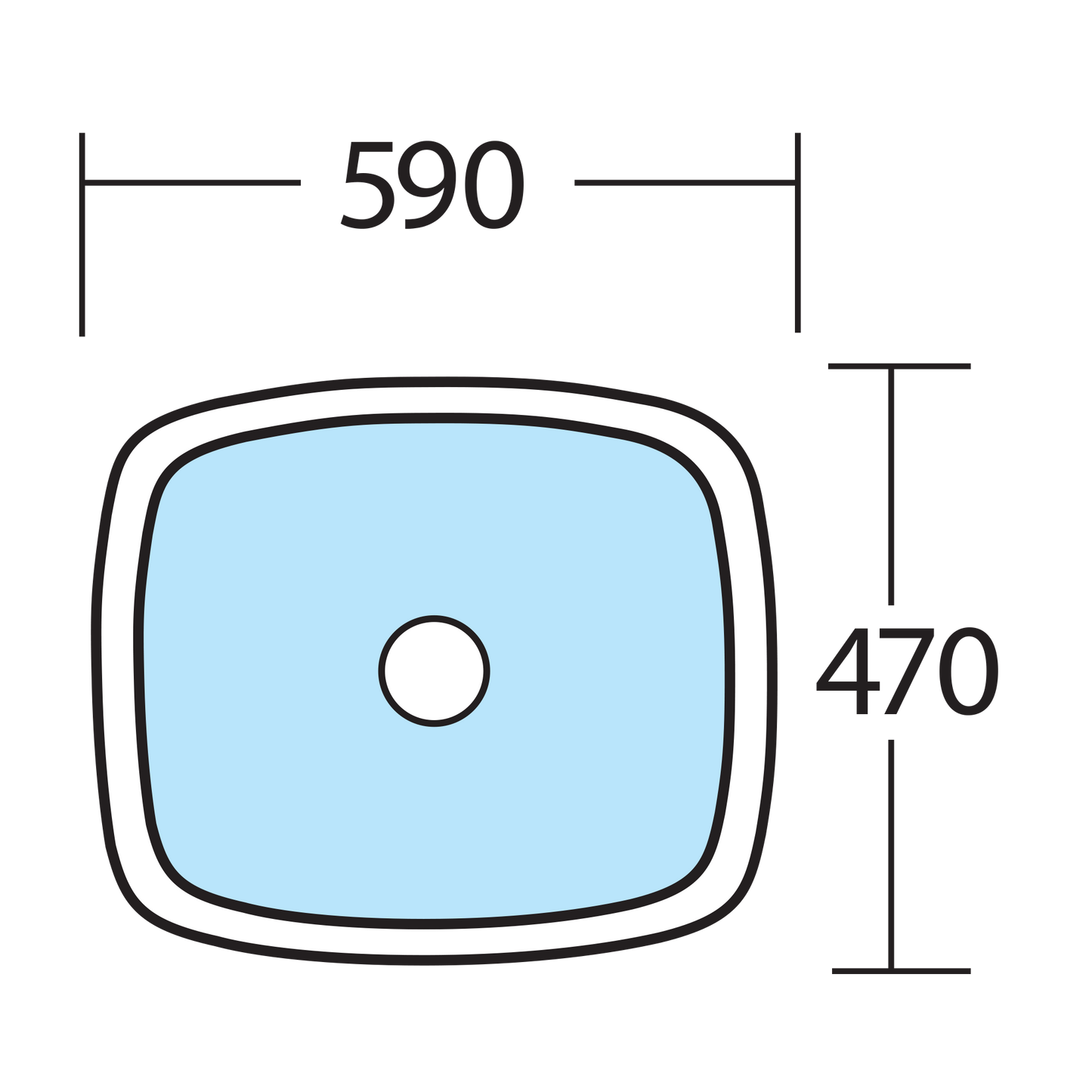 Laundry 45L Undermount Tub