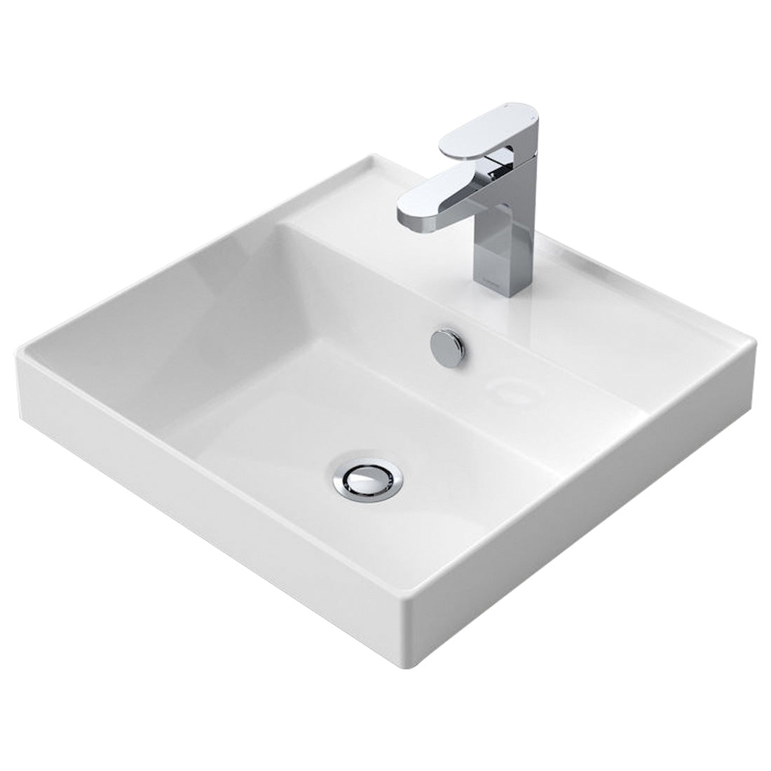 Caroma Teo 2.0 Inset Basin 450 1 Taphole