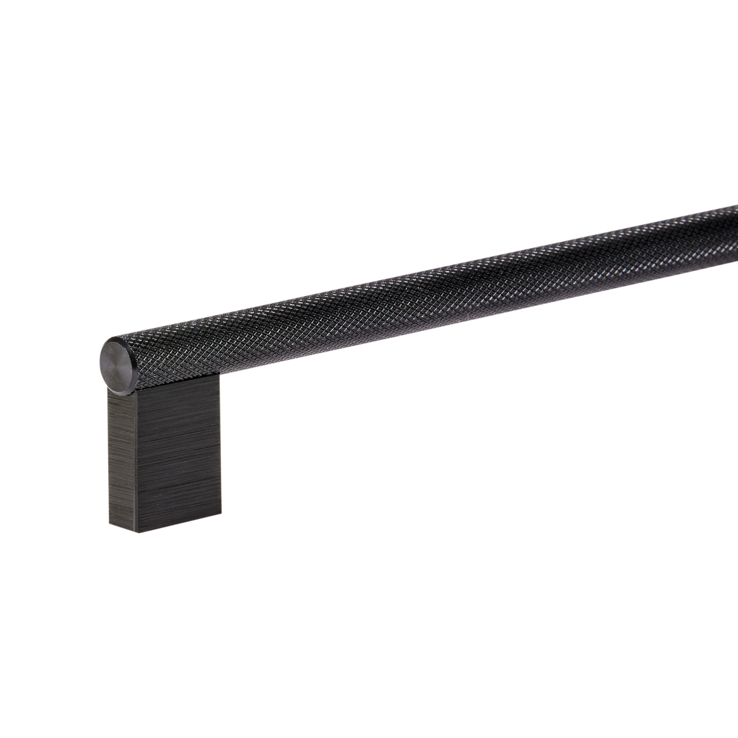Momo Graf Knurled D Handle 160mm in Brushed Black (2)