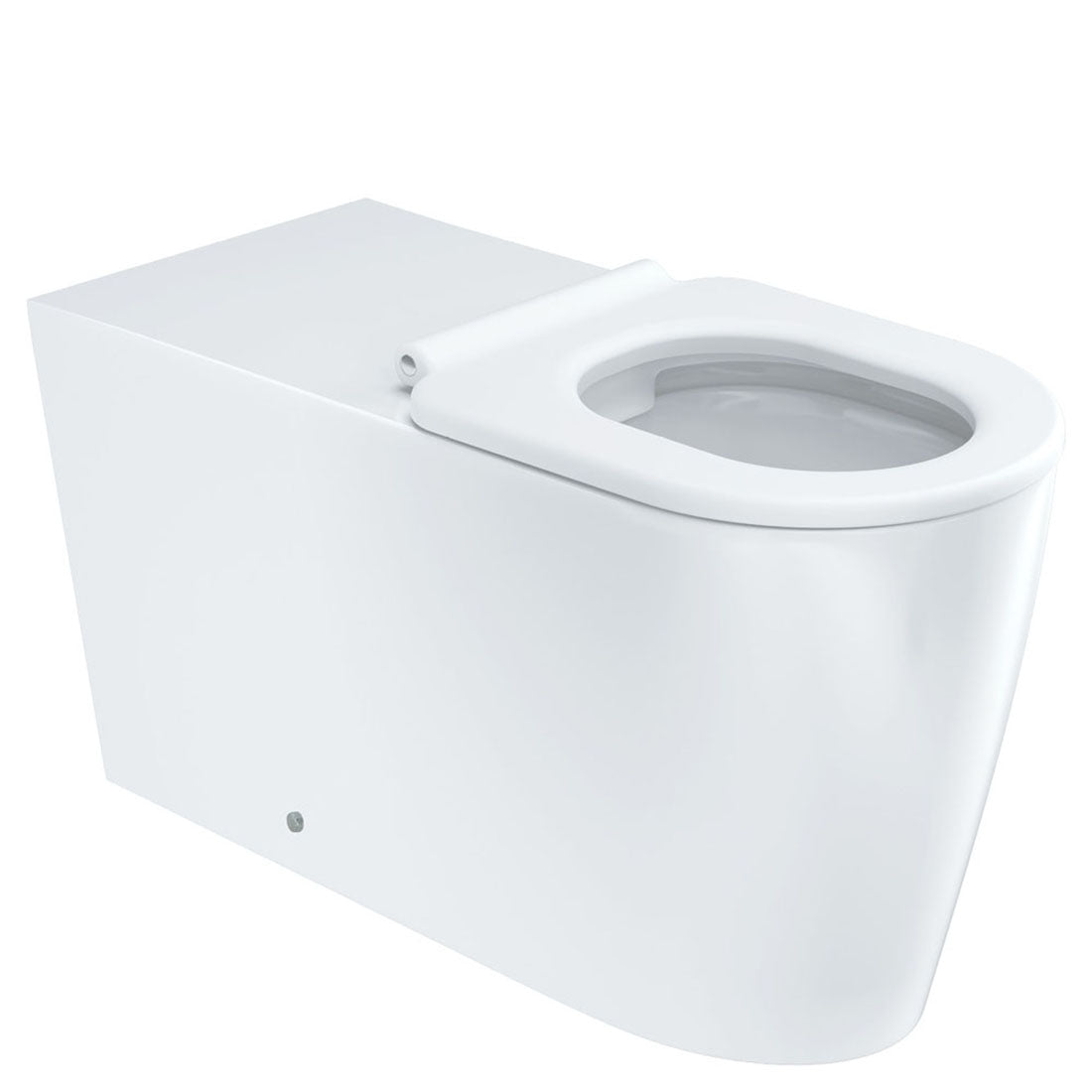 Fienza Isabella Care Wall-Faced Toilet Suite, White Seat, P-Trap