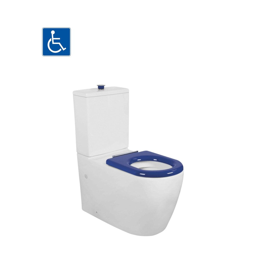 Back/LeftandRightBottomInletCistern(KDK800C) RimlessFlushPan(KDK800P) W GREY SEAT