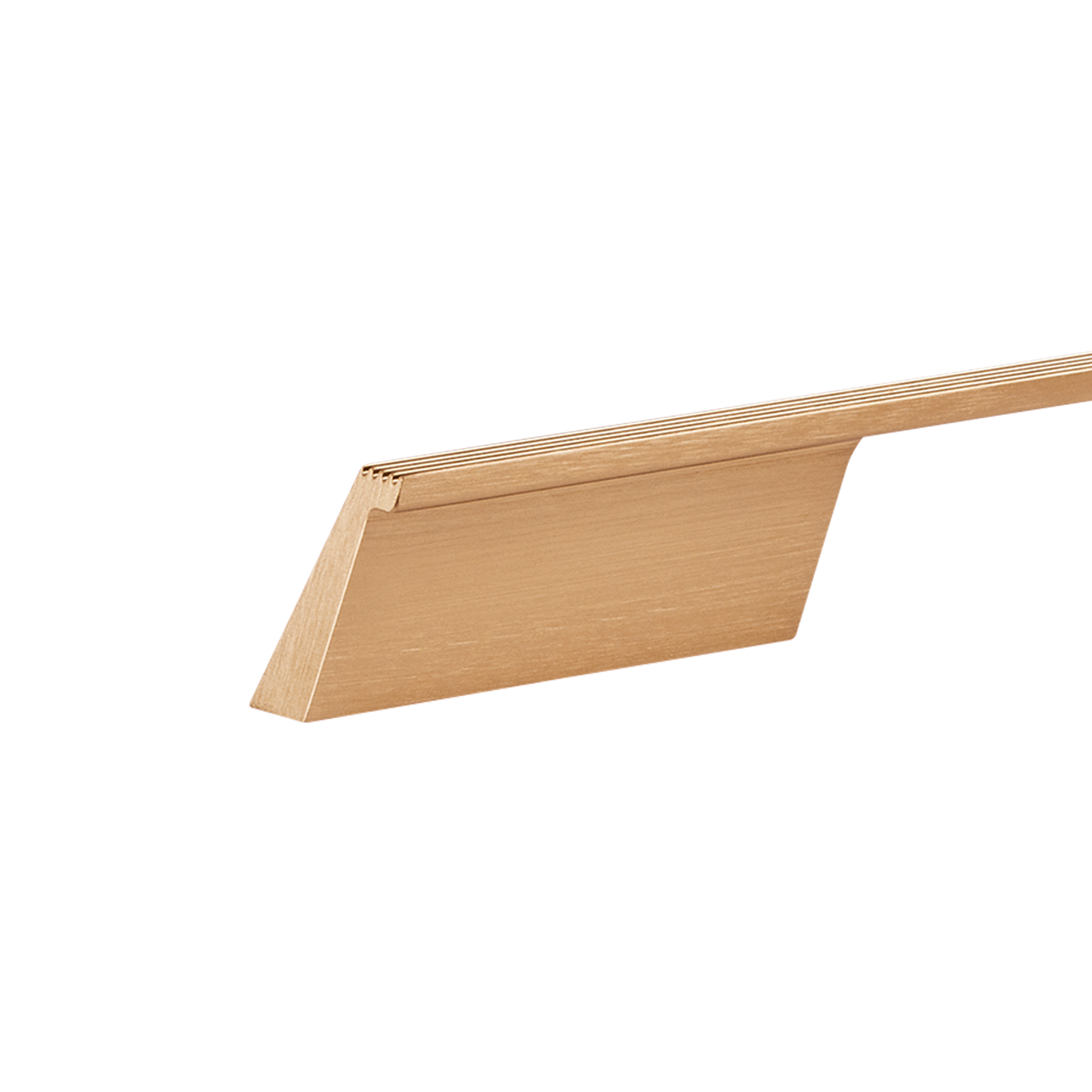 Momo Rail D Handle 192mm in Brushed Dark Brass (2)
