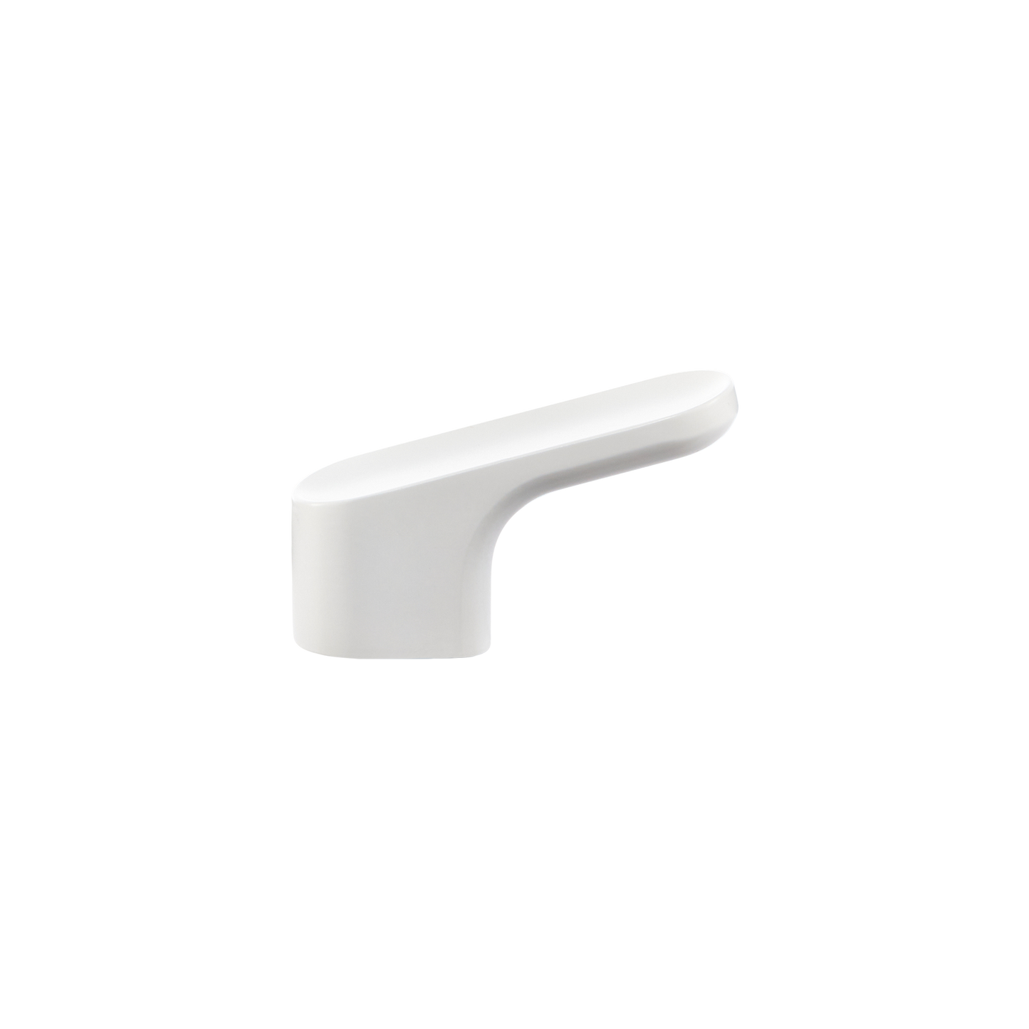 Momo Luv Angled Knob 51mm in Matt White (1)
