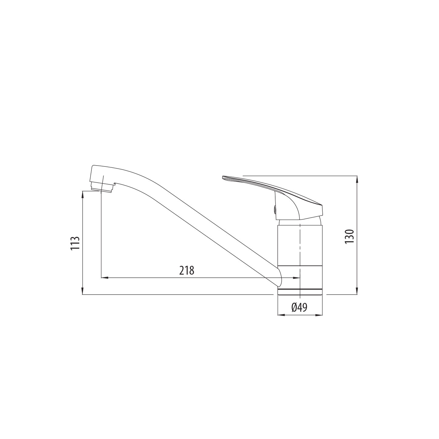 London Single Lever Mixer
