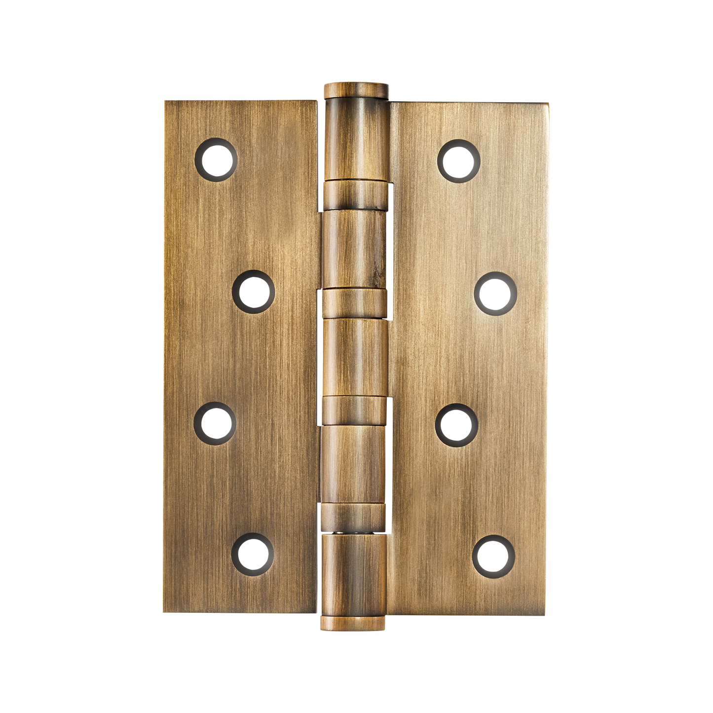 Momo Solid Brass Hinge 100mm x 76mm In Dark Brushed Brass