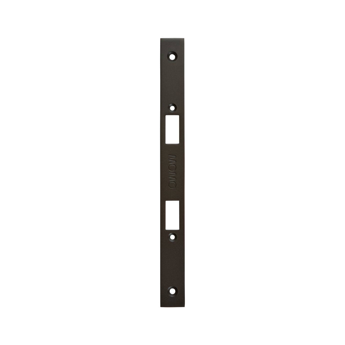 Momo Mortice Lock Forend Plate For Use With Privacy Thumb Turn Dark Bronze