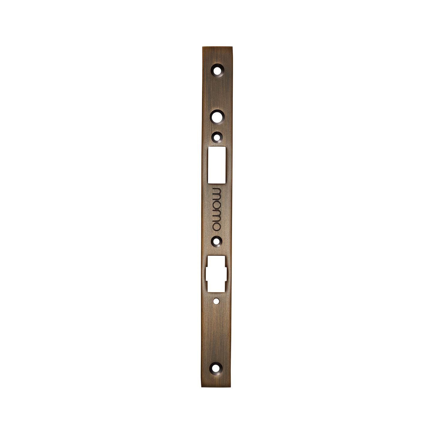 Momo Roller Mortice Lock Forend Plate For Use With Euro Cylinder Bronze