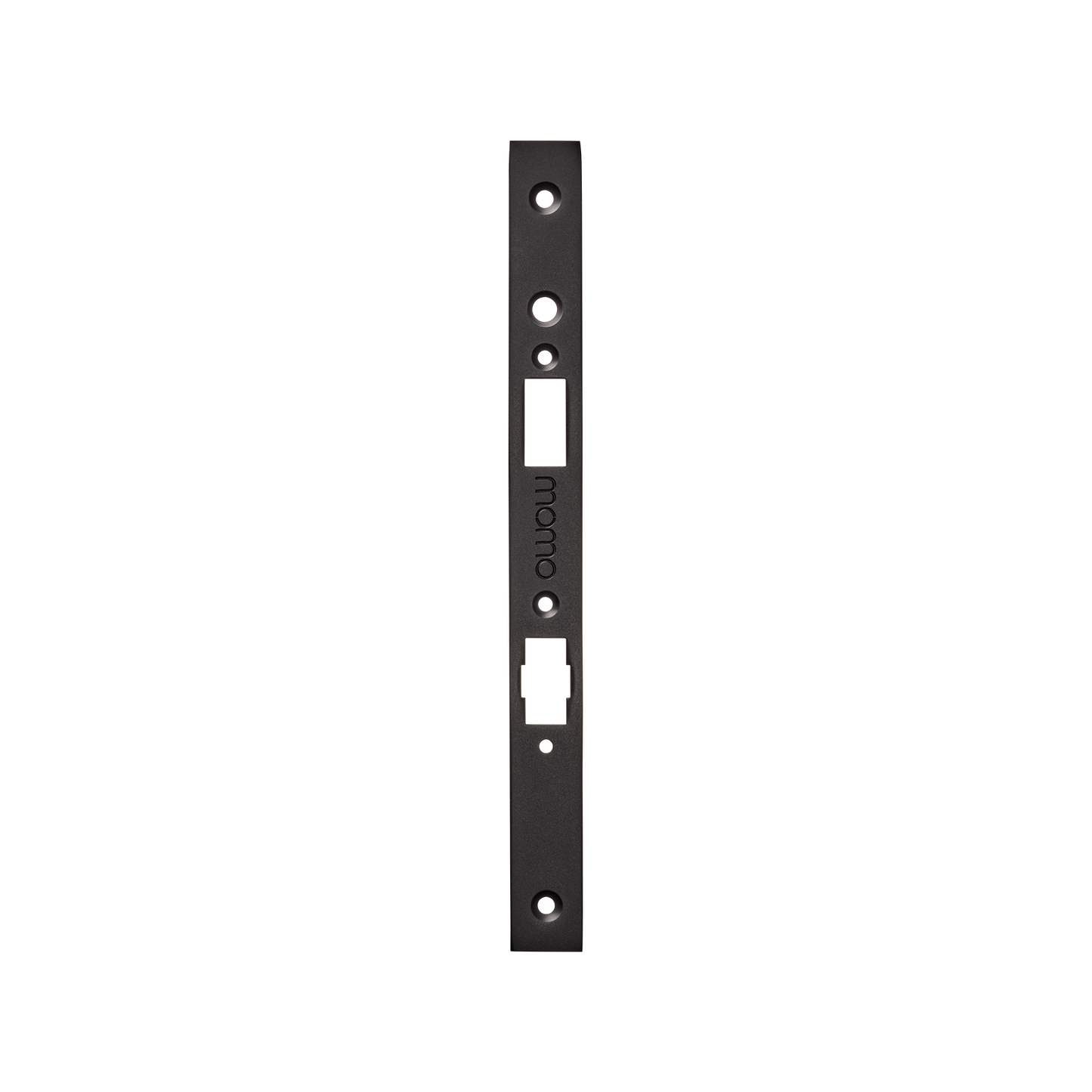 Momo Roller Mortice Lock Forend Plate For Use With Euro Cylinder Matt Black