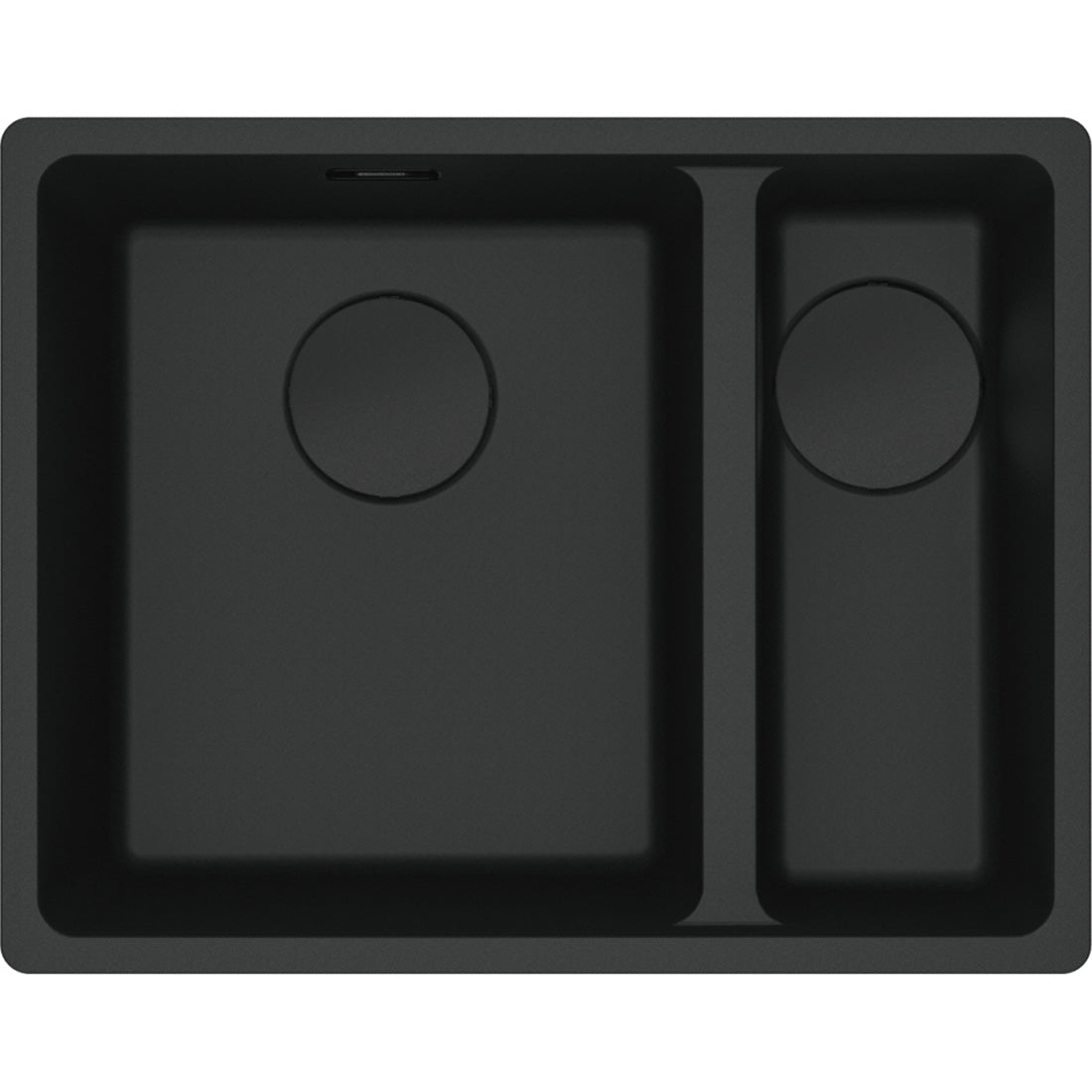 Franke Maris Granite One and a Half Bowl, 340-150mm, Topmount, Right Hand, Matte Black
