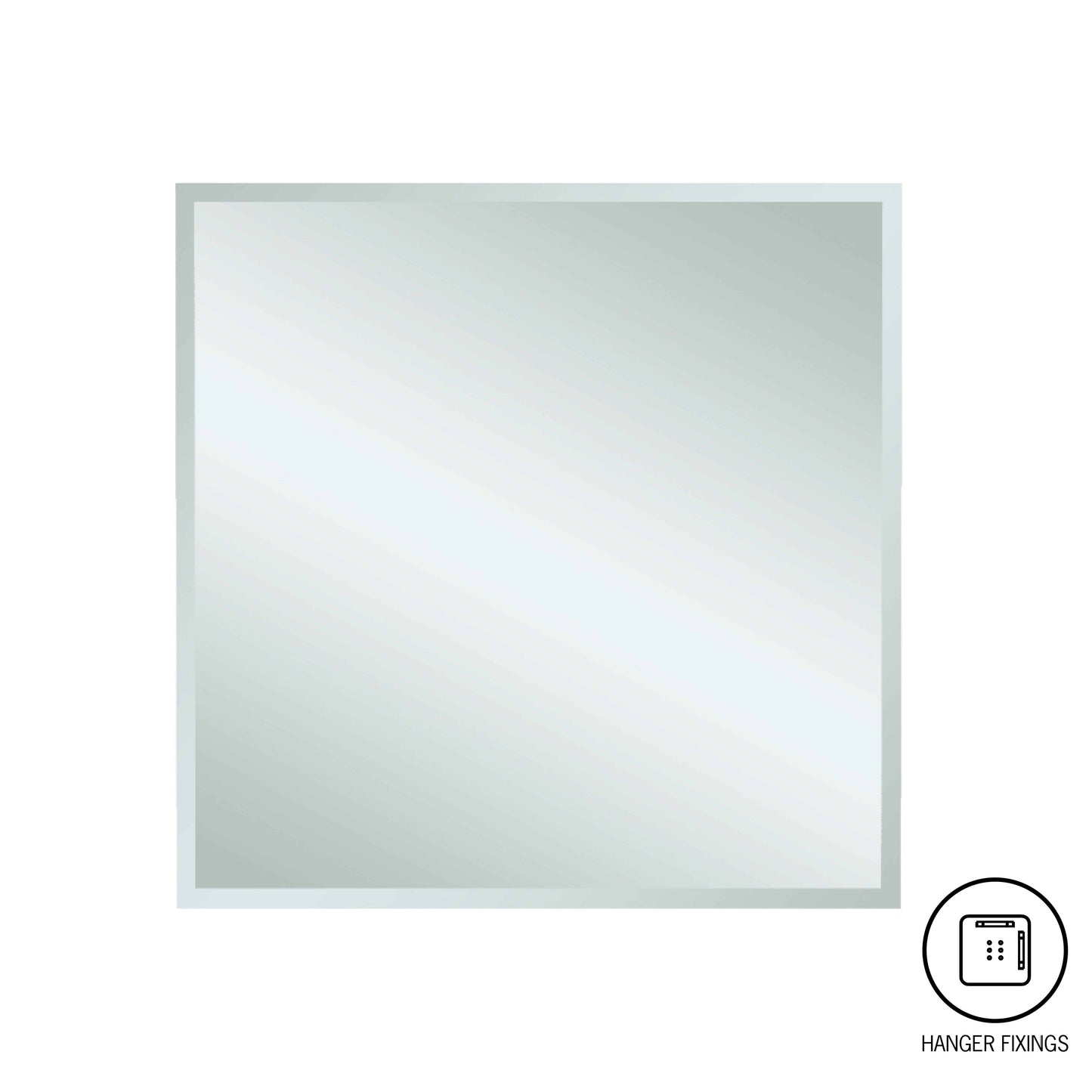 Montana Square 25mm Bevel Edge Mirror with Hangers