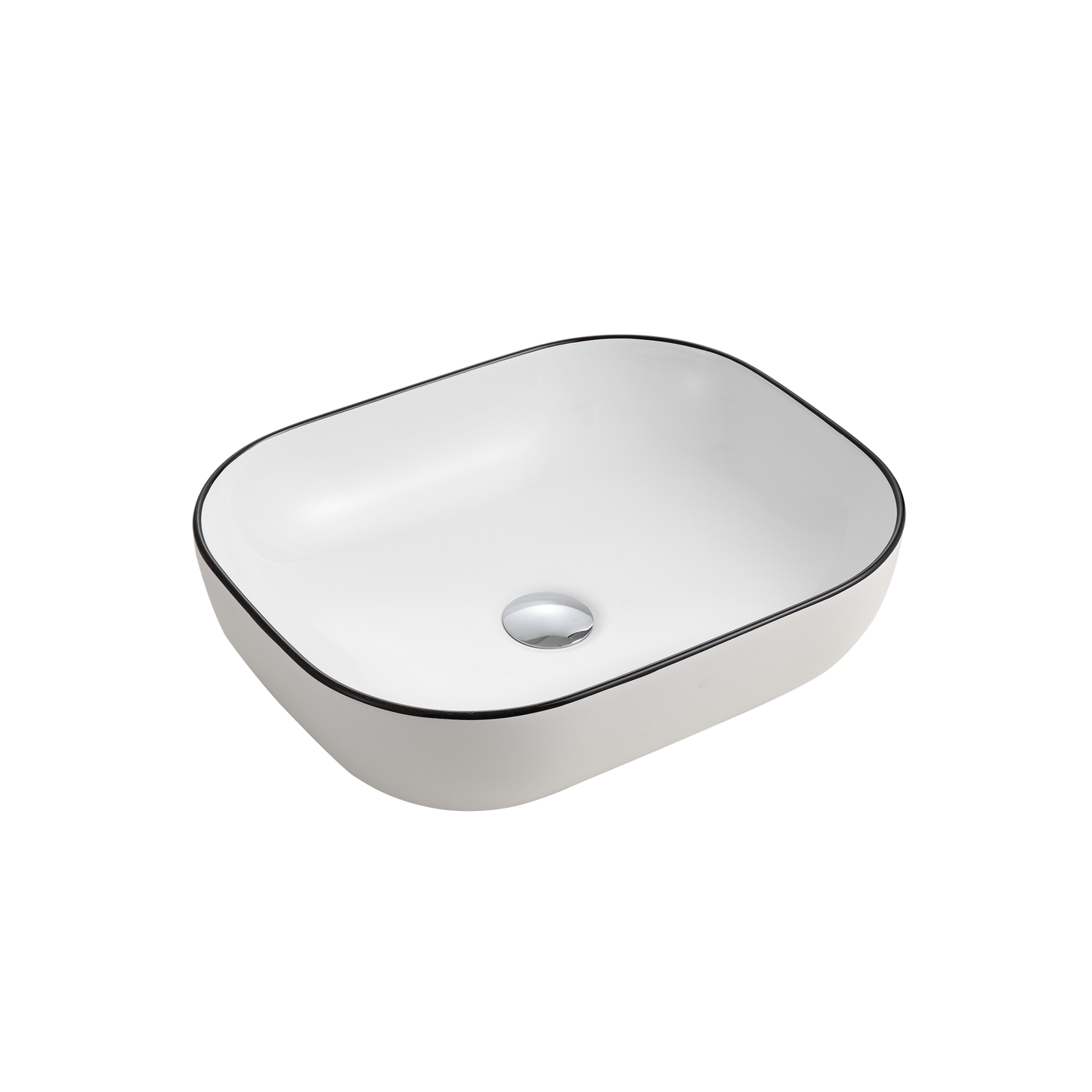 Naples Black Line Counter Top Basin