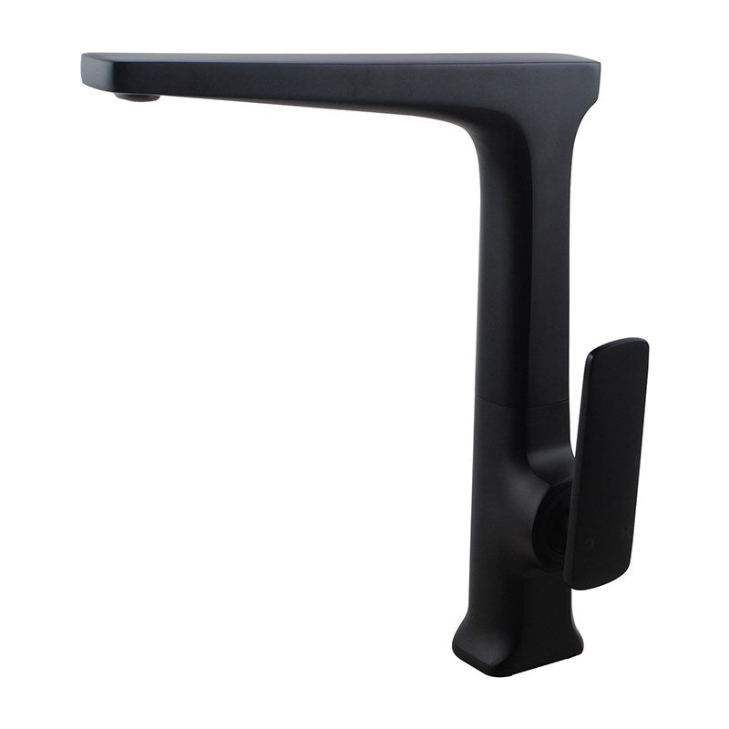 Square Black Kitchen Mixer