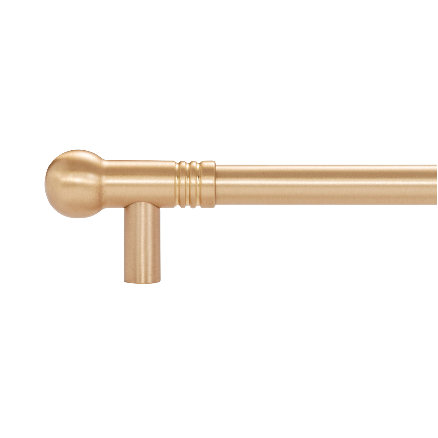 Momo Parla Bar Pull 160mm in Brushed Satin Brass (2)