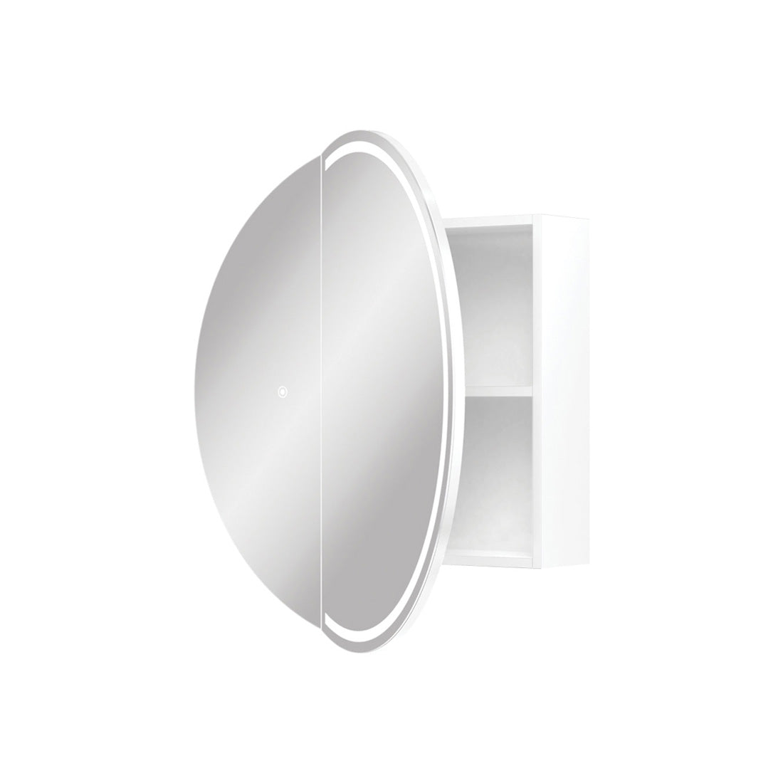 Fienza Round Split LED Mirror Cabinet