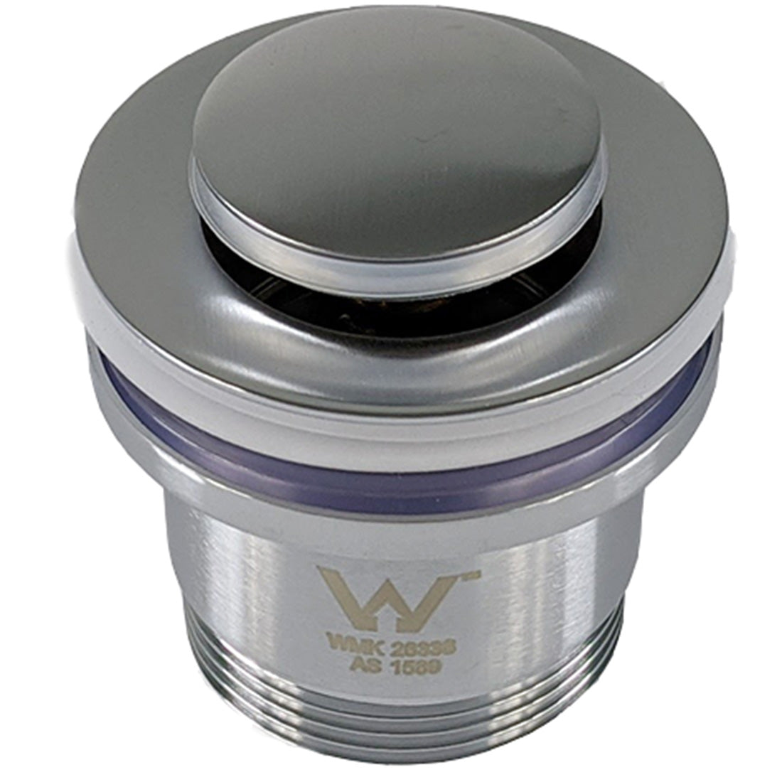 Bella Vista Xulu Universal Pop-Up Waste Brushed Silver