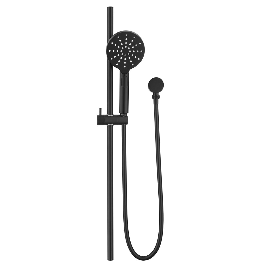Bella Vista Mica Shower Rail Black