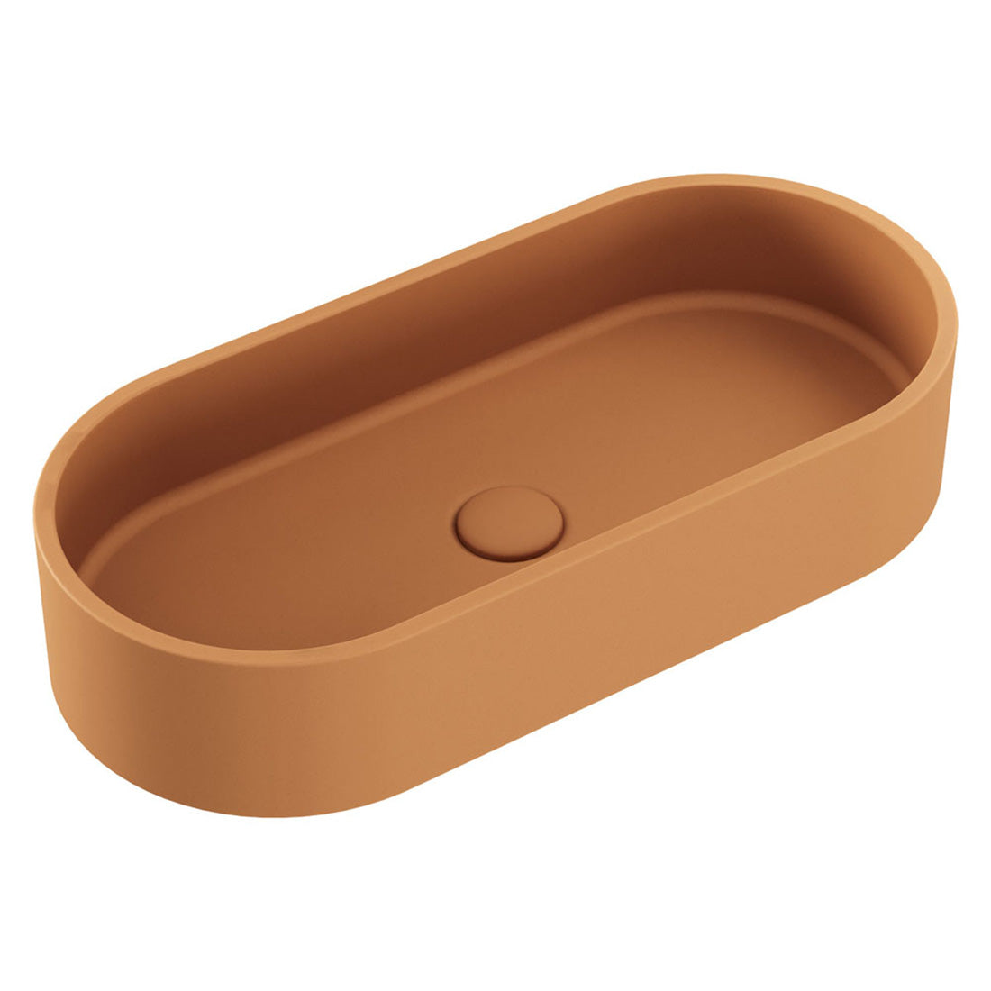 Fienza Jada Pill Concrete Above Counter Basin Tuscan