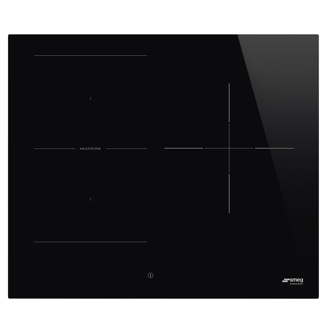 Smeg Classic 3 Zone Induction Cooktop Black Glass 60cm