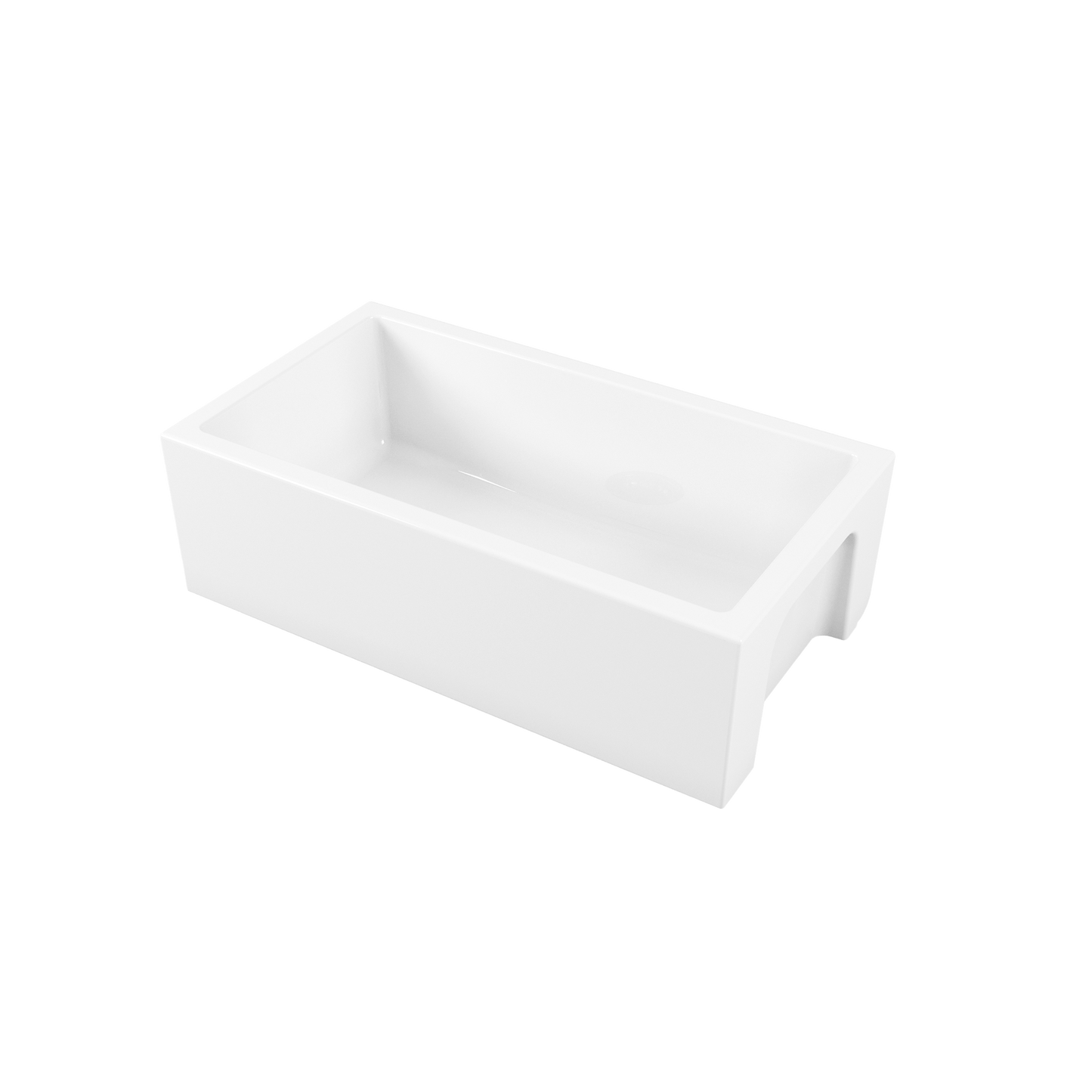 Sicily Fireclay Farmhouse Counter Top or Undermount Sink