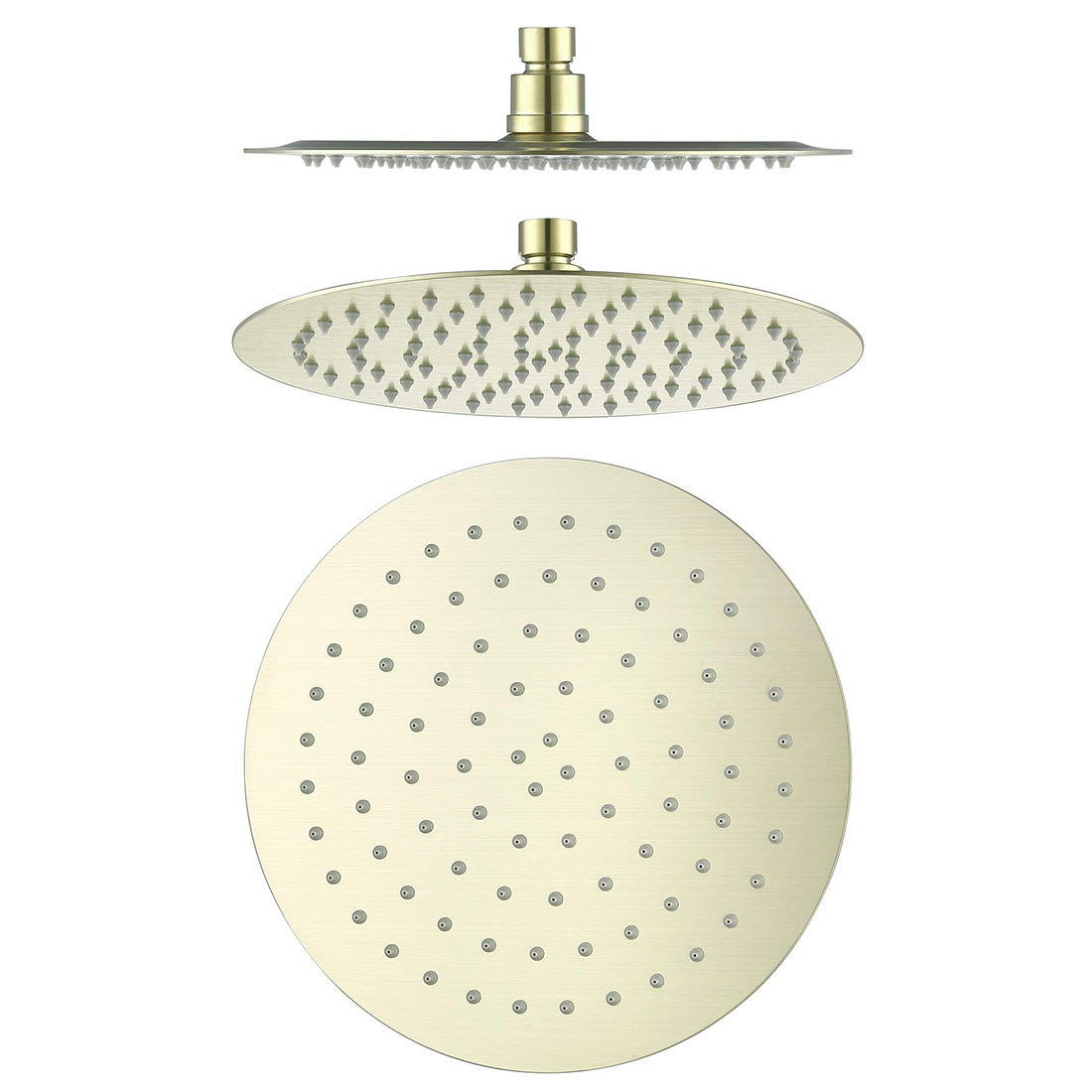 Bella Vista Mica Shower Head 250mm French Gold