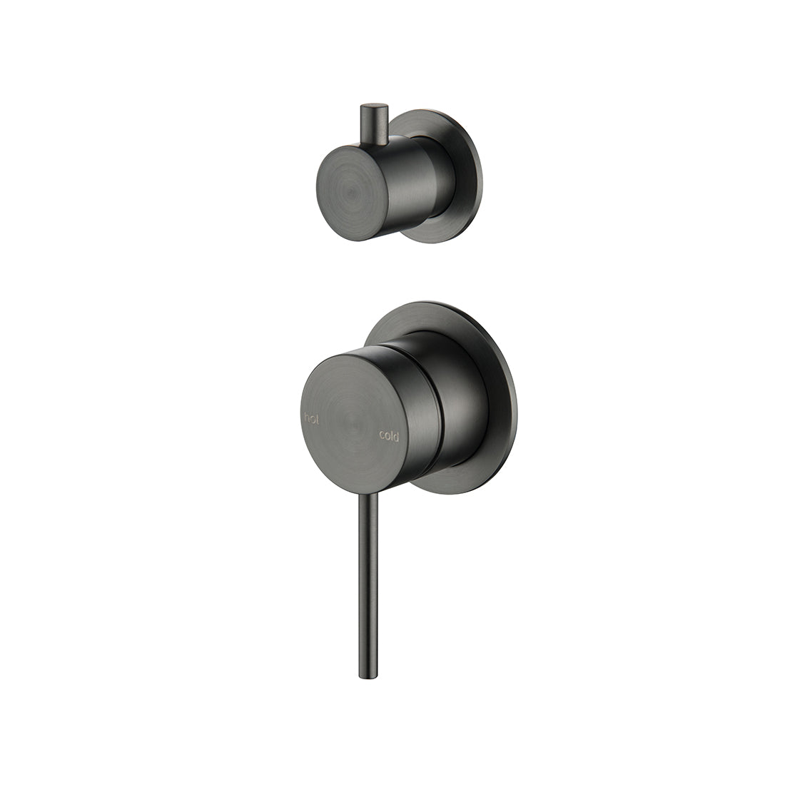 Bella Vista Mica Shower Mixer Diverter, 2 Piece (Trim Kit Only) Gunmetal
