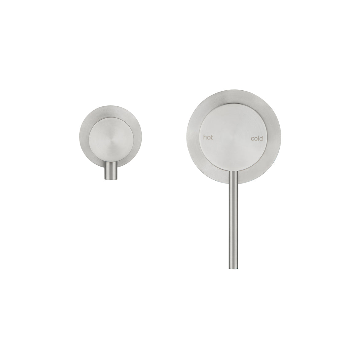 Bella Vista Mica Shower Mixer Diverter, Sideways (Trim Kit Only) Brushed Nickel