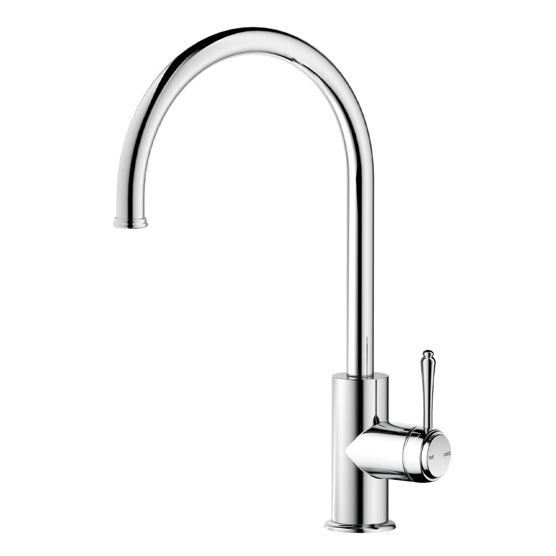Bella Vista Mica Heritage Gooseneck Sink Mixer Chrome