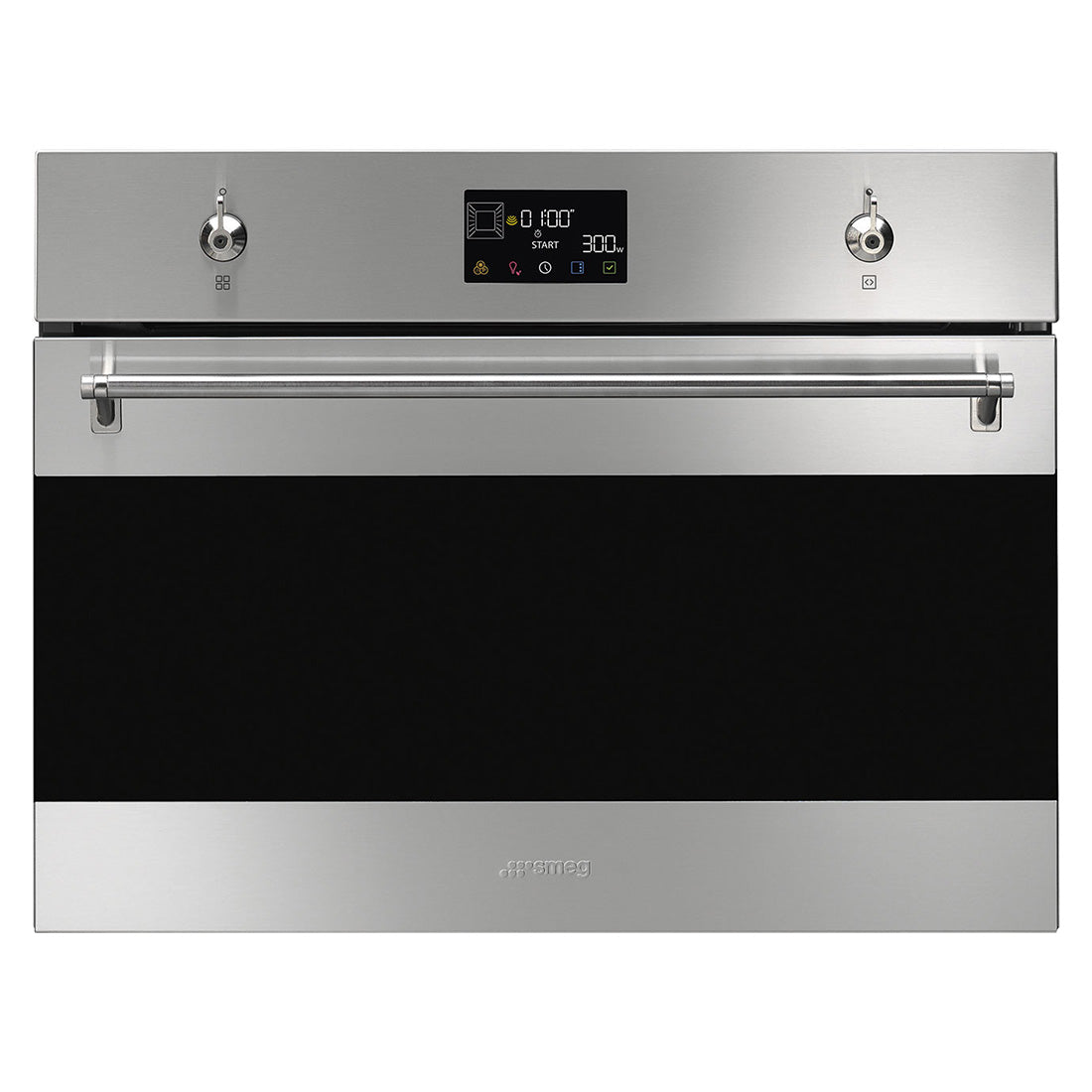 Smeg Compact Classic Microwave Combi Oven Stainless Steel