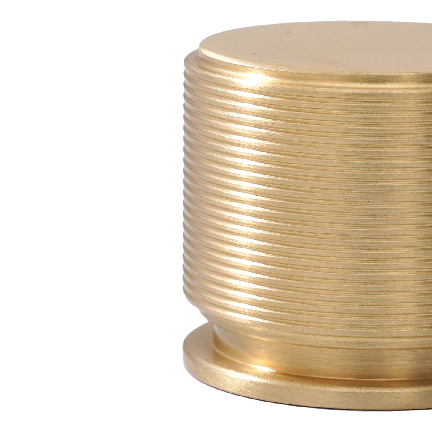 Momo Sussex Round Knob 35mm in Brushed Satin Brass (2)
