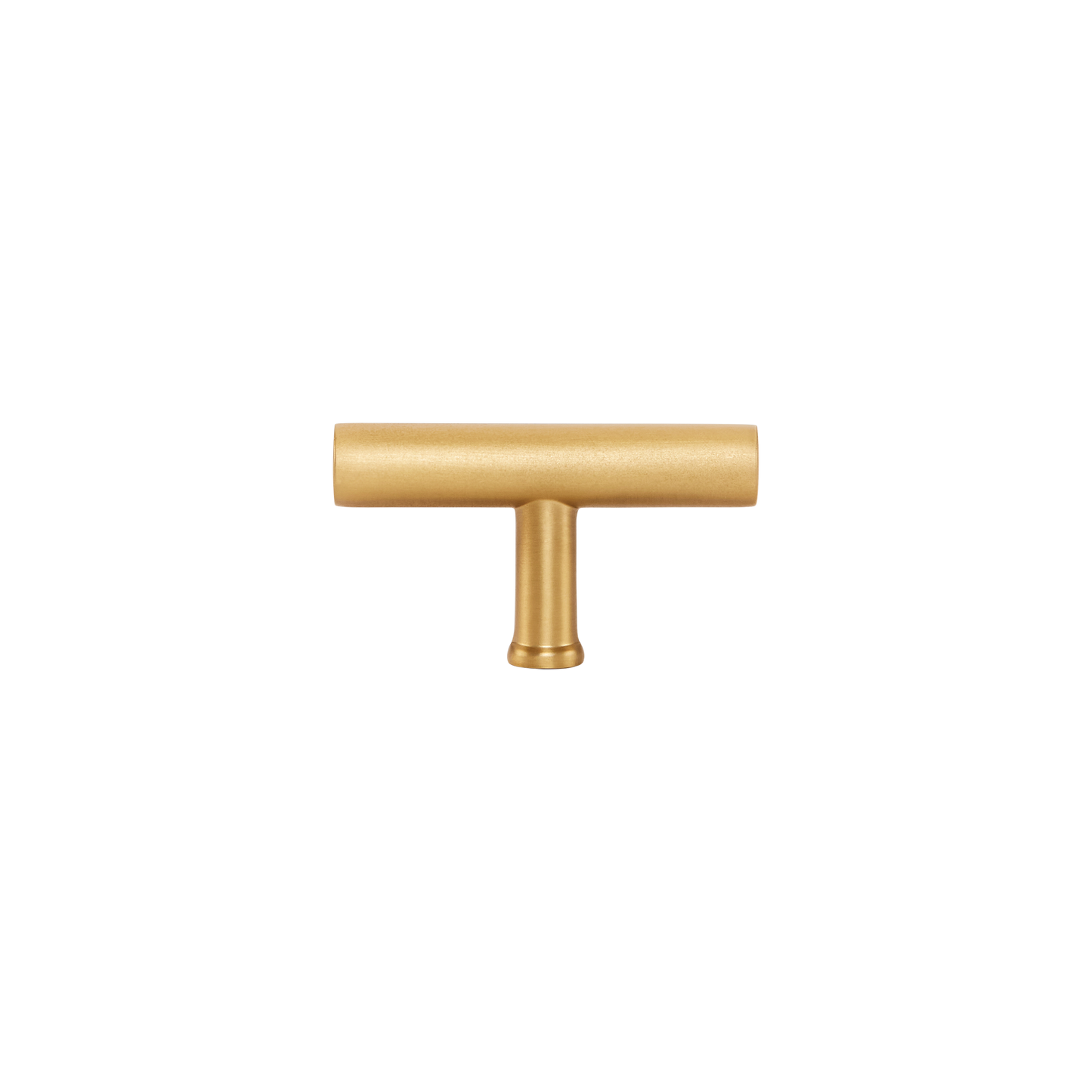 Momo Strano T Knob 60mm in Brushed Satin Brass (1)