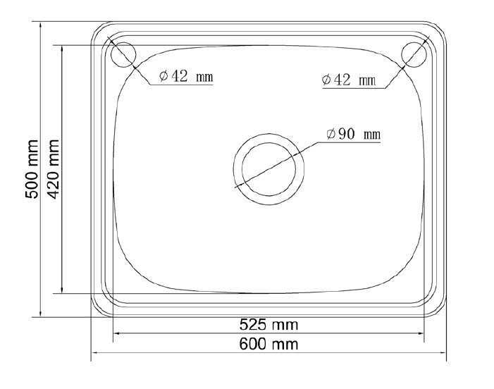 Sofia Insert Laundry Trough (45 Litre)