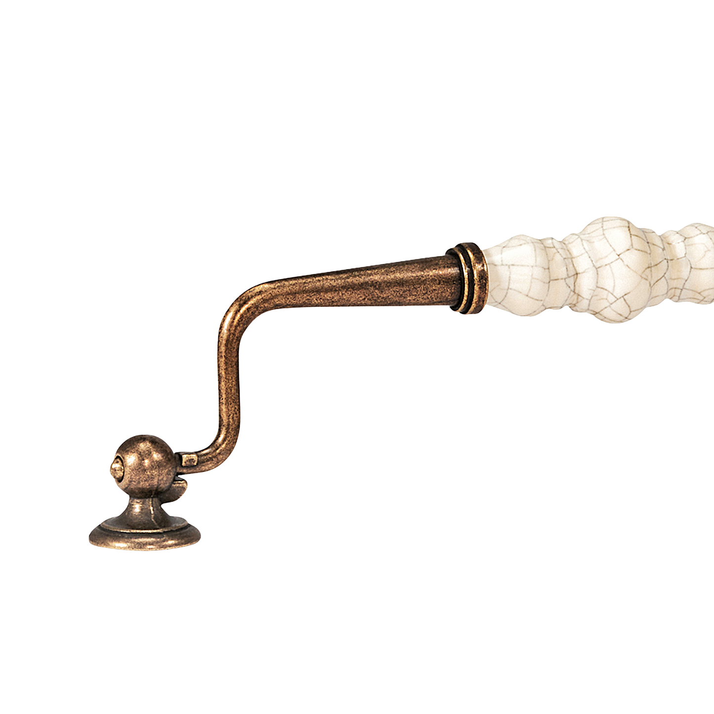 Momo Trianon Swivel Bail 224mm in Cream Crackle & Antique Brass (2)