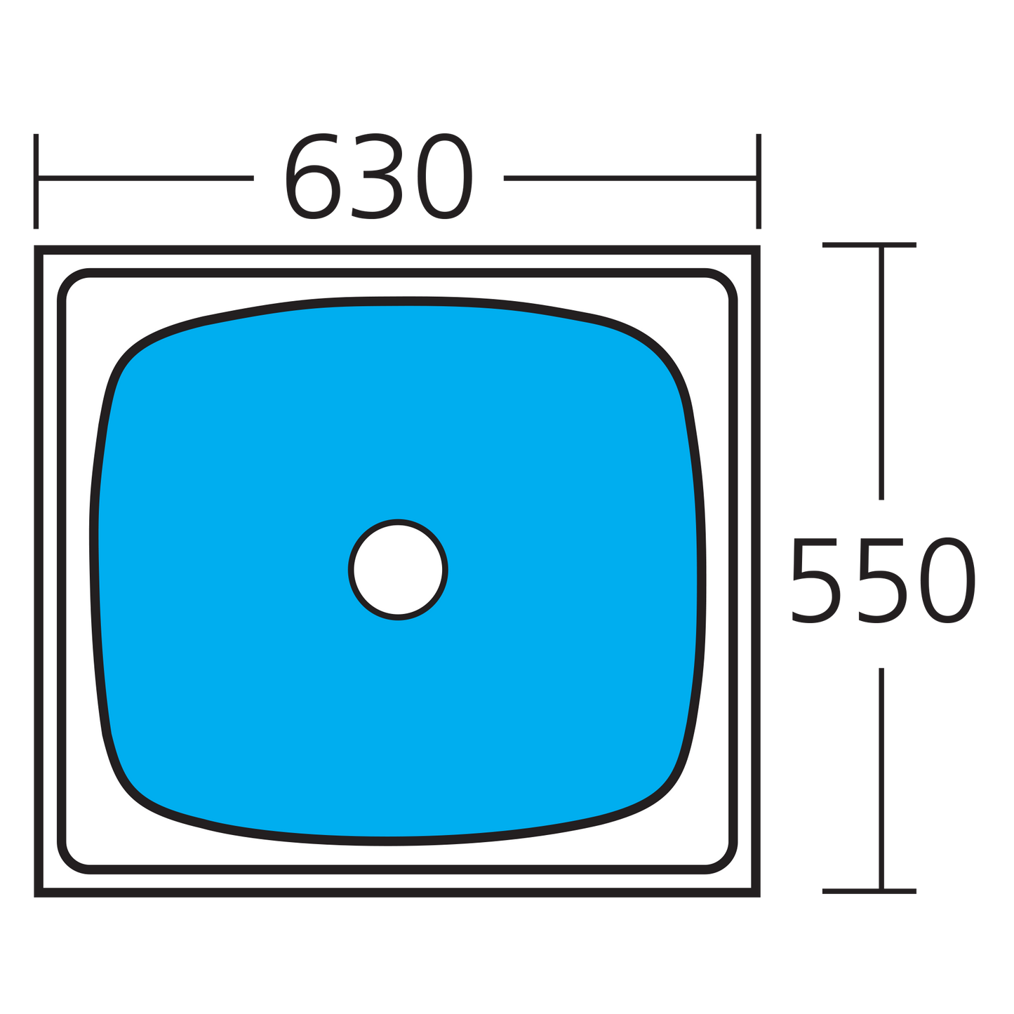 Laundry 70L Tub