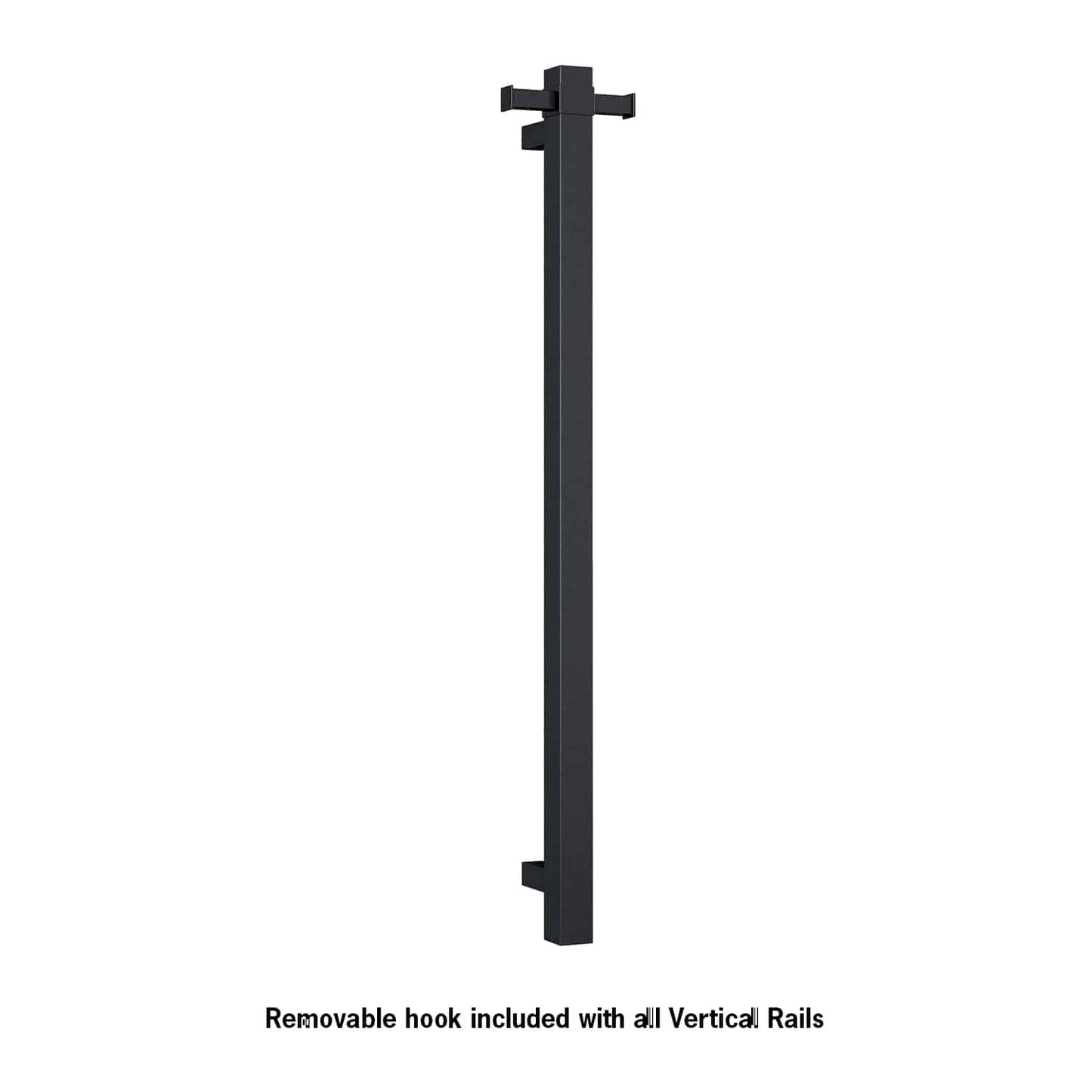 Thermorail Square 12Volt Vertical Bar 900x142x100mm 29Watts With Optional Hook
