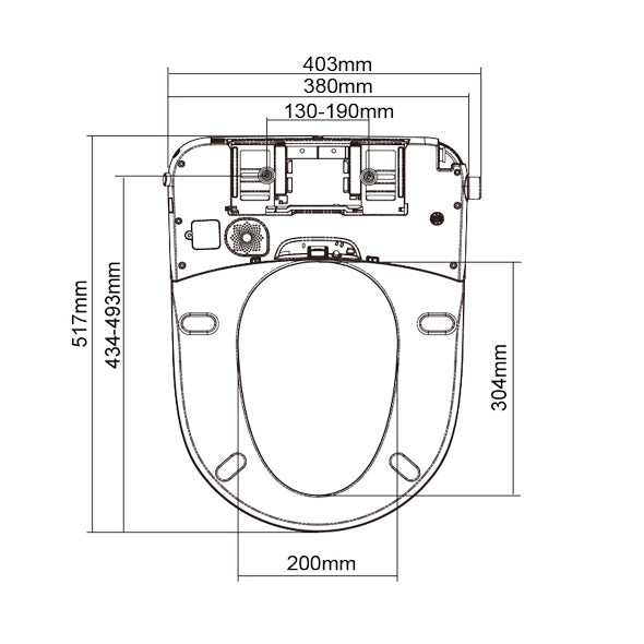 Fez CleanSense Electronic Bidet Seat