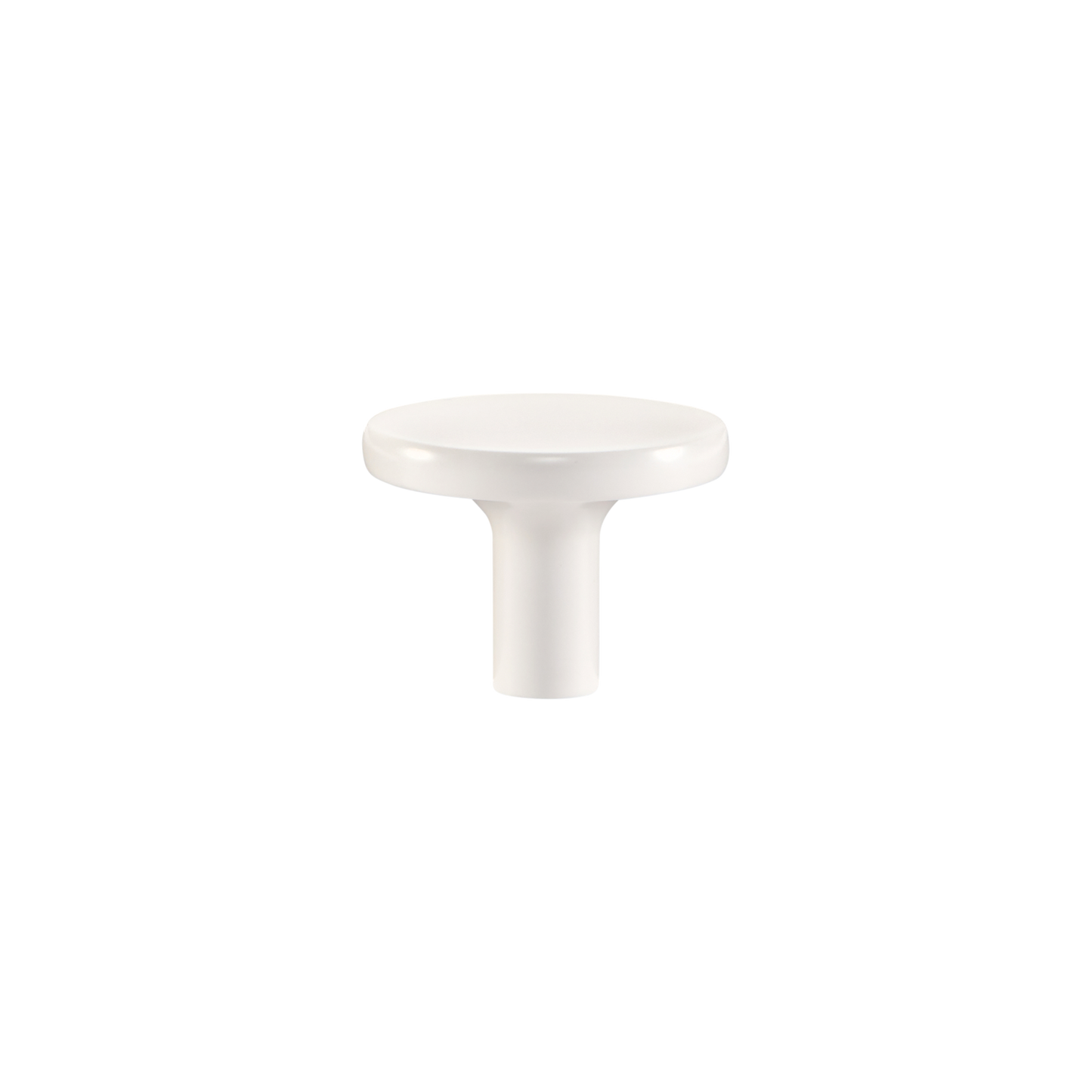 Momo Vena Round Knob 35mm in Matt White (1)