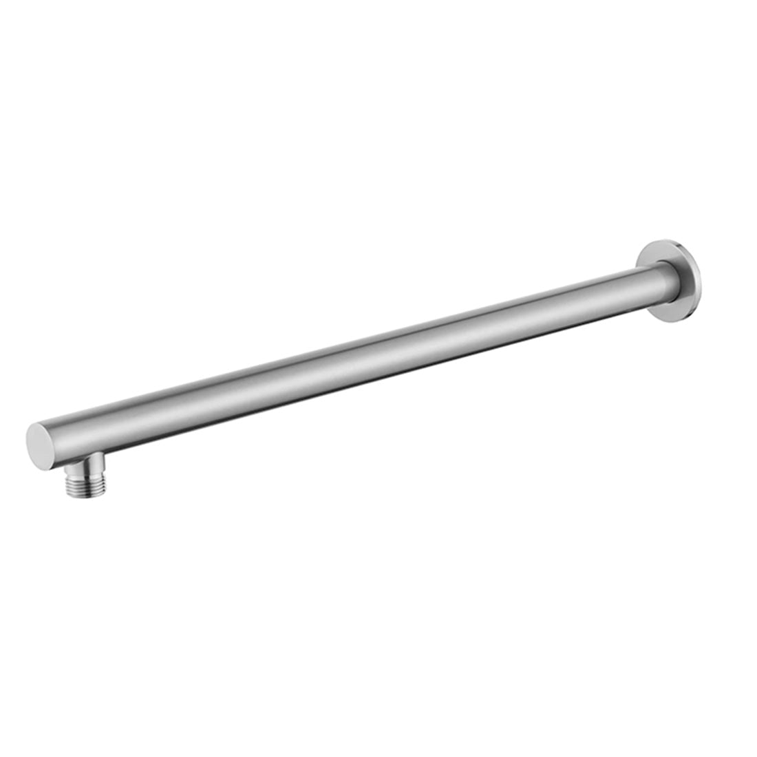 Bella Vista Mica Wall Shower Arm, 450mm, Straight, Brushed Nickel