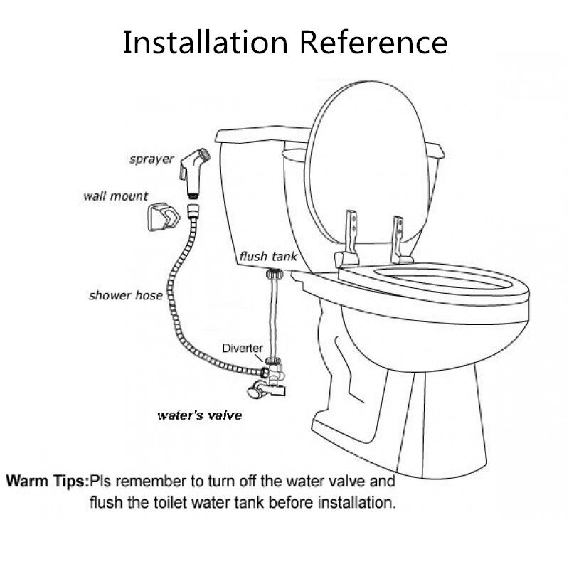 Brushed Copper Brass Toilet Bidet