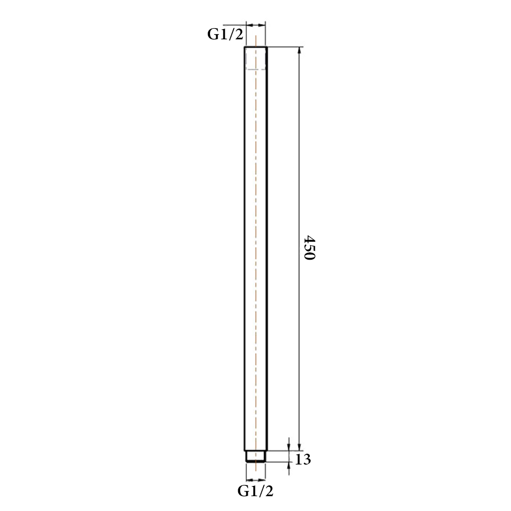 Square Ceiling Shower Arm