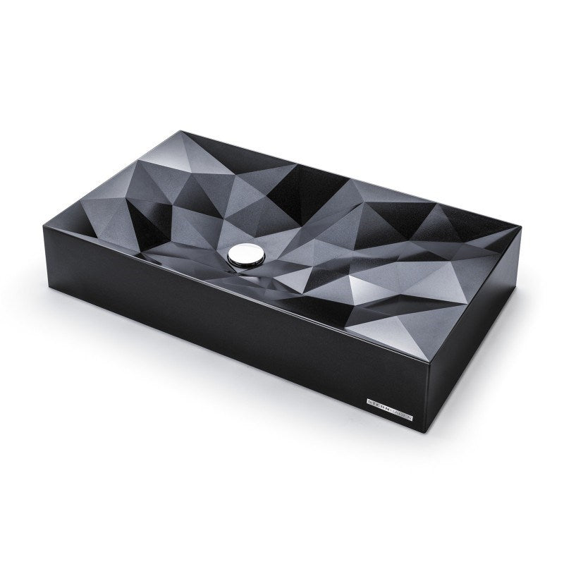 715 x 415 x 130 mm Black Basin