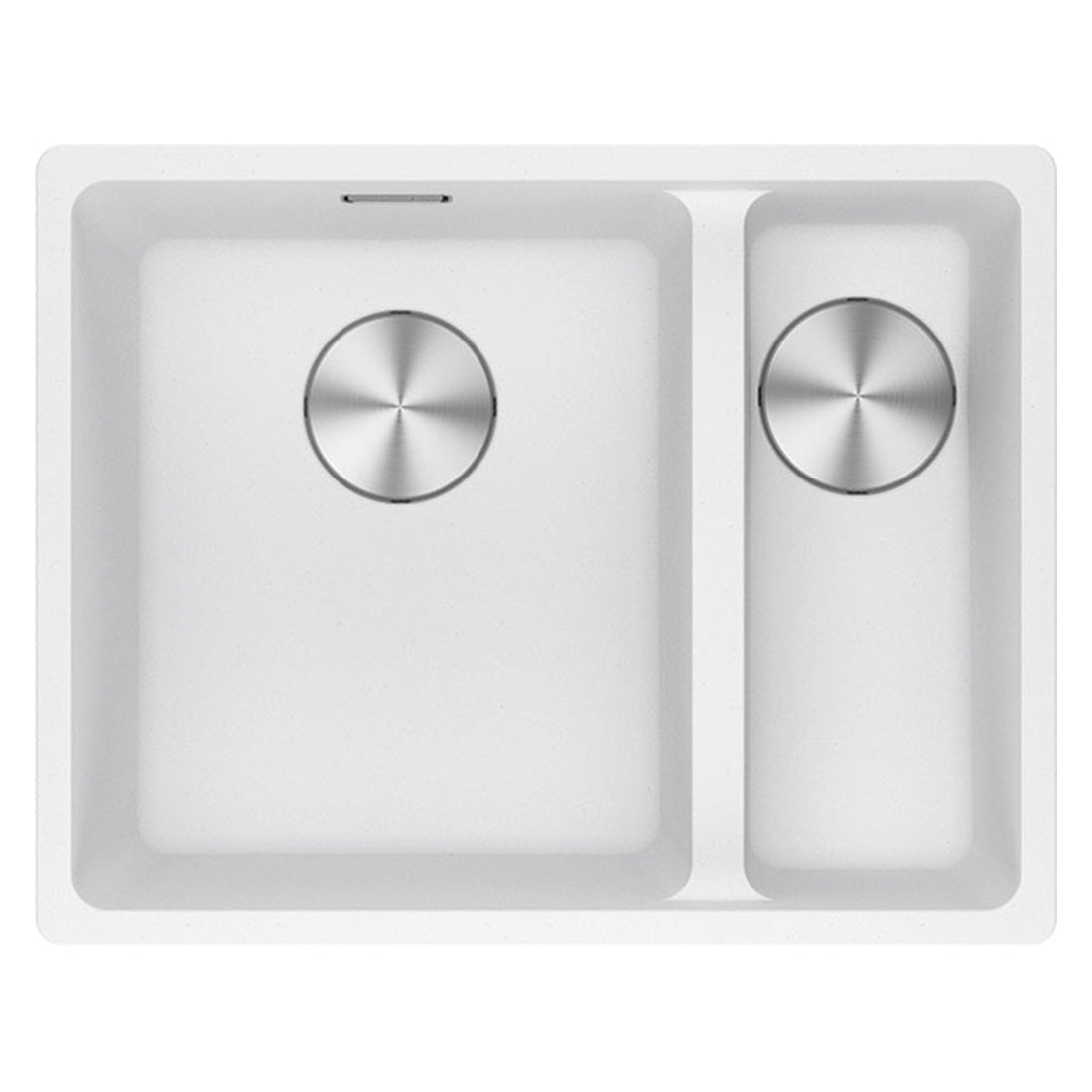 Franke Maris Granite One and a Half Bowl, 340-150mm, Topmount, Right Hand, Polar White