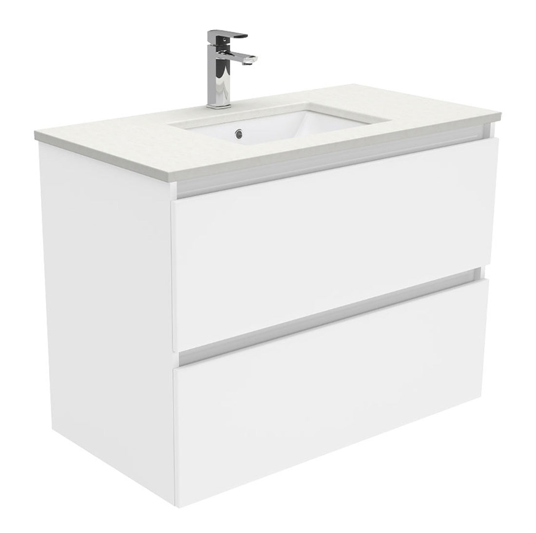 Fienza Sarah Crystal Pure Undermount 900 Quest Wall-Hung Vanity